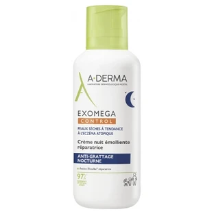 A-DERMA Exomega Control – Pflegende und regenerierende Nachtcreme 400 ml