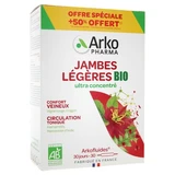 Arkopharma Arkofluides Organic Light Legs 20 Ampoules + 10 Free Ampoules