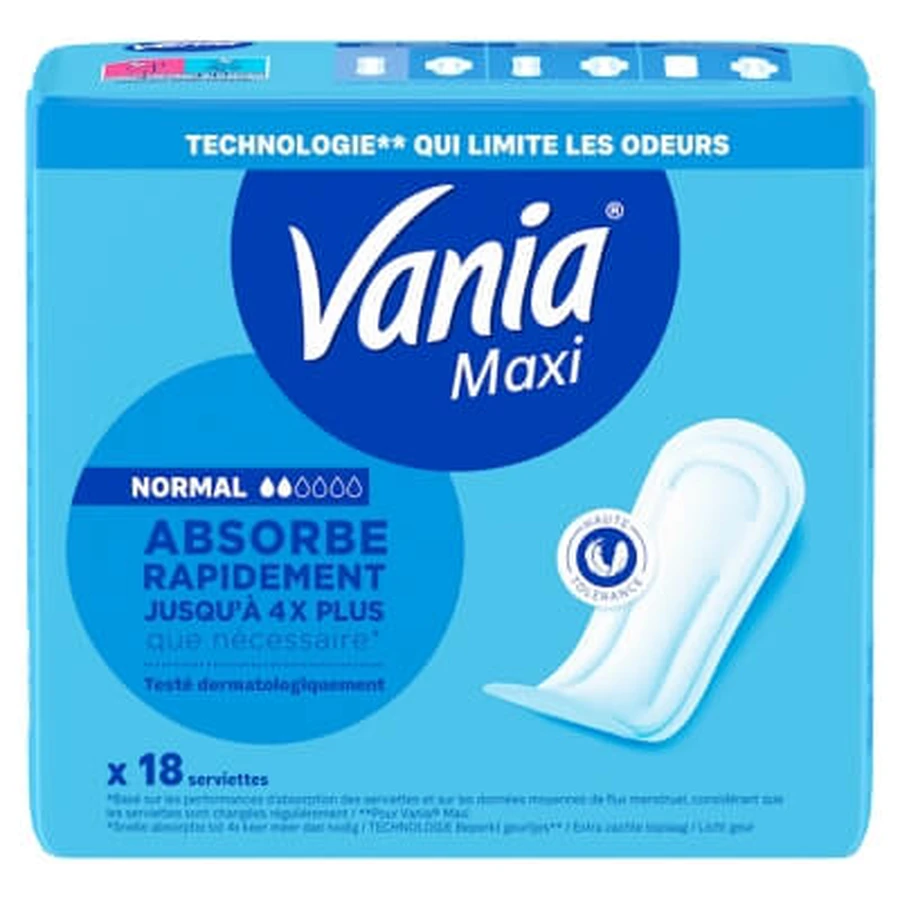 Vania Maxi Comfort Regular, 18 Pads