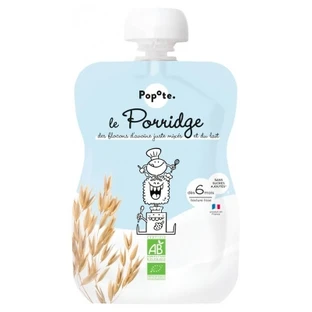 Popote Gourde Organic Porridge Puree, Ages 6 Months and Up, 100 g