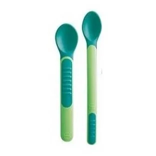 MAM Temperature-Sensitive Spoons + Case, 6 Months and Up