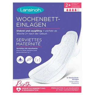Lansinoh kraamverband +2 weken, 12 stuks