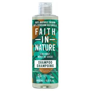 Champú de coco Faith In Nature para cabello normal a seco, 400 ml