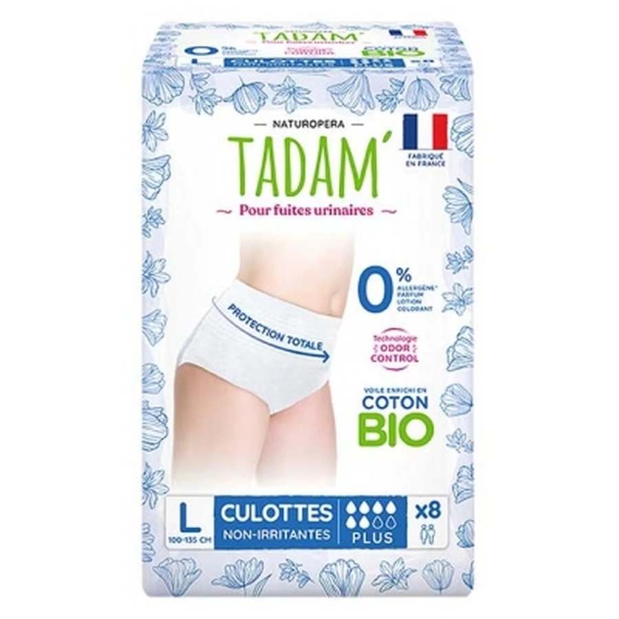 „Tadam’“ Inkontinenz-Slips Plus, Größe L, 8 Slips