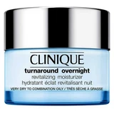 Clinique Turnaround: Gel-crema hidratante revitalizante de noche para un cutis radiante, 50 ml