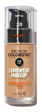 Base de maquillaje Revlon ColorStay para piel mixta a grasa, n.º 220, Beige Natural, Revlon