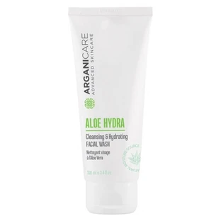Limpiador facial hidratante con aloe de Arganicare, 100 ml