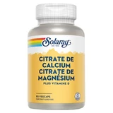 Solaray calciumcitraat en magnesiumcitraat 90 vegetarische capsules met vitamine D