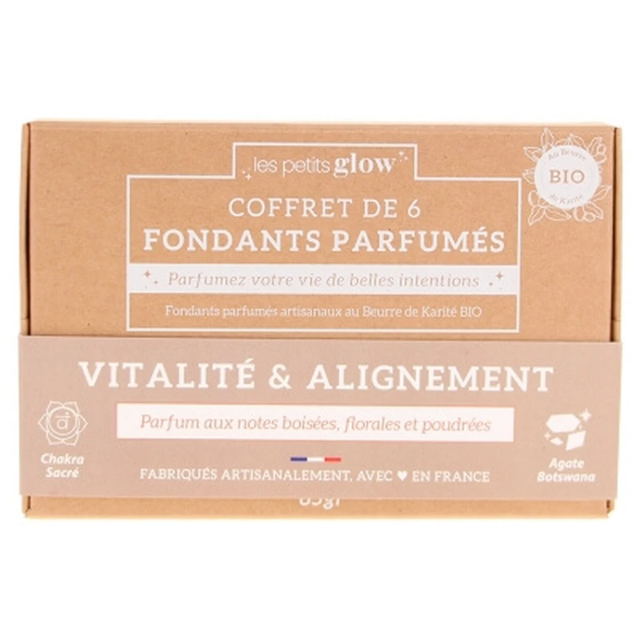 Natura Square Coffret Les Petits Glow 6 Fondants Parfumés Vitalité & Alignement Bio 65 g