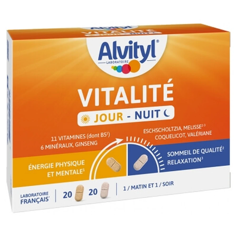 Alvityl Vitality 20 Tabletten für den Tag + 20 Tabletten für die Nacht