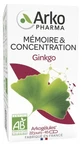 Arkopharma Arkogélules Organic Ginkgo 45 Capsules