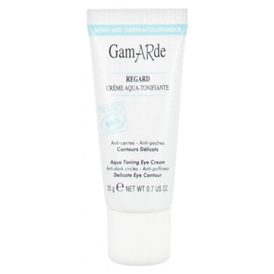 Crema tonificante orgánica para el contorno de los ojos Aqua-Toning de Gamarde, 20 ml