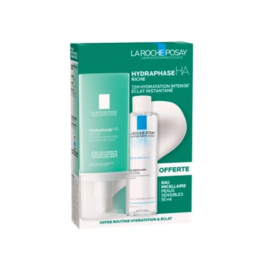 La Roche-Posay Hydraphase HA Rich 50 ml + Free Micellar Water for Sensitive Skin 50 ml