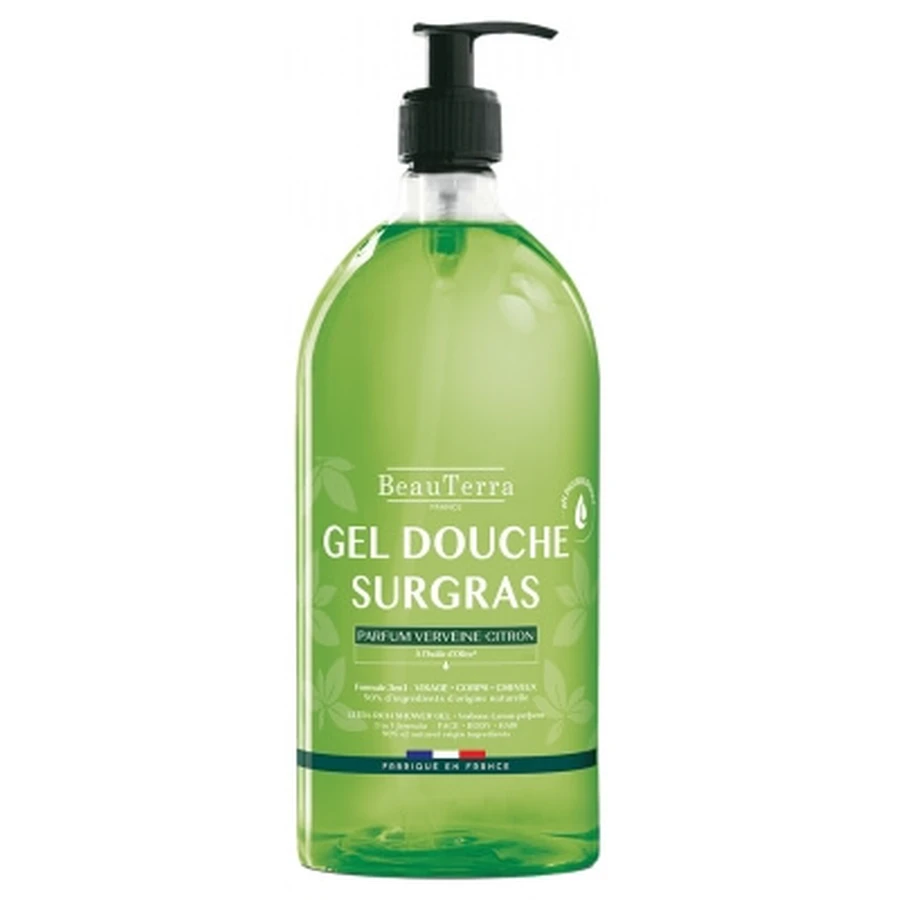 BeauTerra Citroenverbena Hydraterende Douchegel 1 L