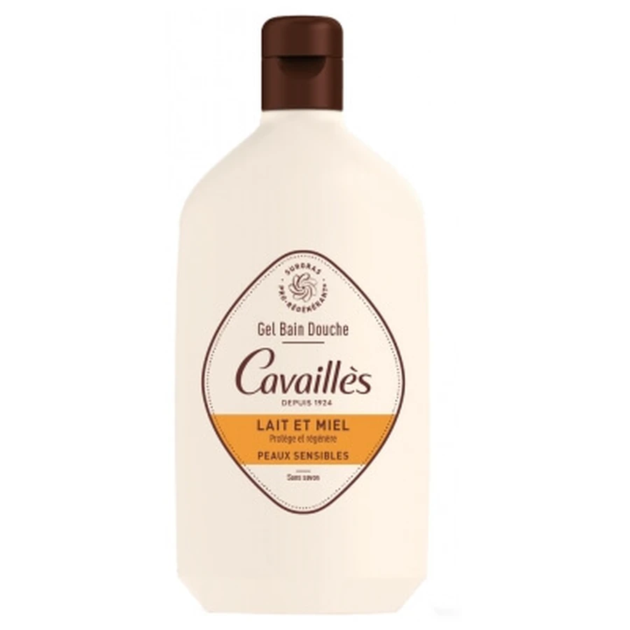 Cavaillès Shower Gel for Sensitive Skin with Milk and Honey, 400 ml