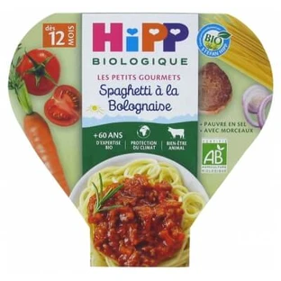HiPP Les Petits Gourmets Spaghetti Bolognese, ab 12 Monaten, Bio, 230 g
