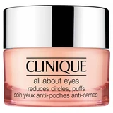 Clinique All About Eyes: tratamiento para la hinchazón y las ojeras, 15 ml