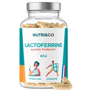 Nutri&Co Lactoferină 60 de capsule