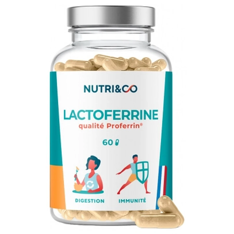 Nutri&Co Lactoferină 60 de capsule