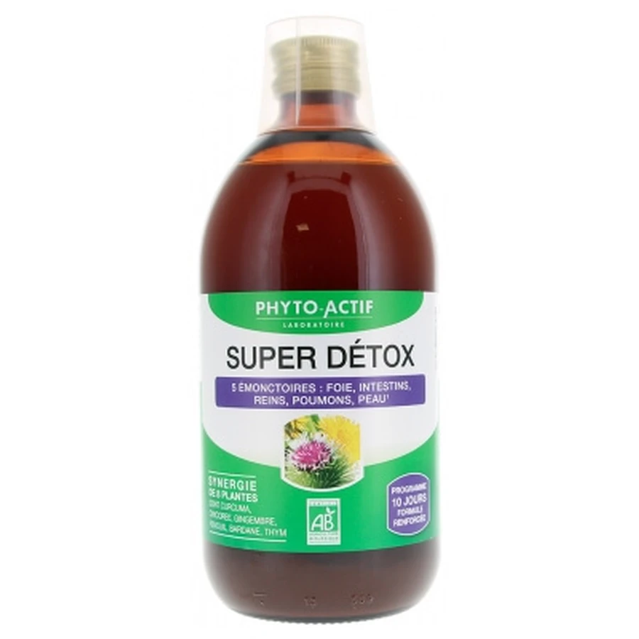 Phyto-Actif Super Detox: 5 biologische Ausscheidungsorgane, 500 ml