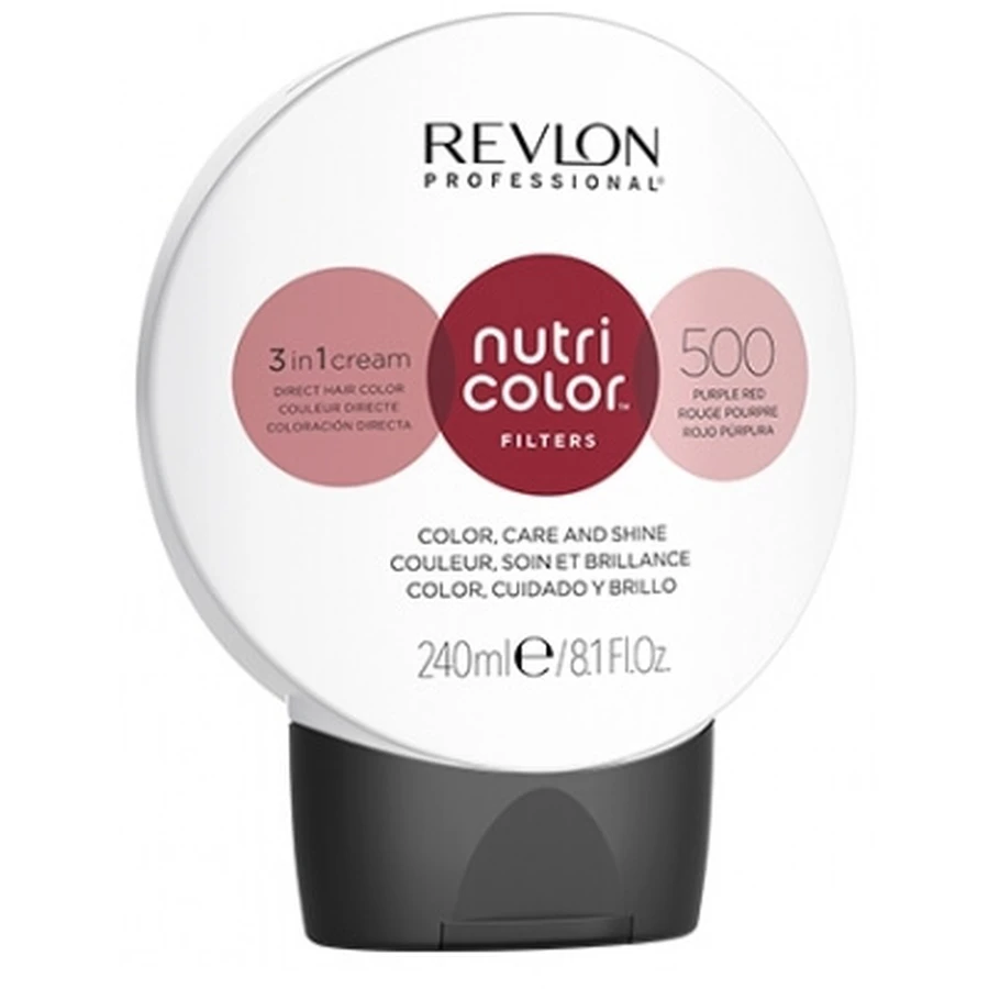 Revlon Professional Nutri Color Filters Revlon NutriColor Filter Rojo-Púrpura 500, 240 ml