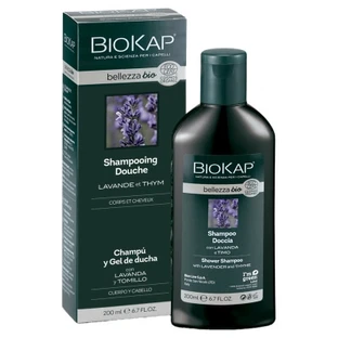 Champú y gel de baño ecológico Biokap Bellezza, 200 ml
