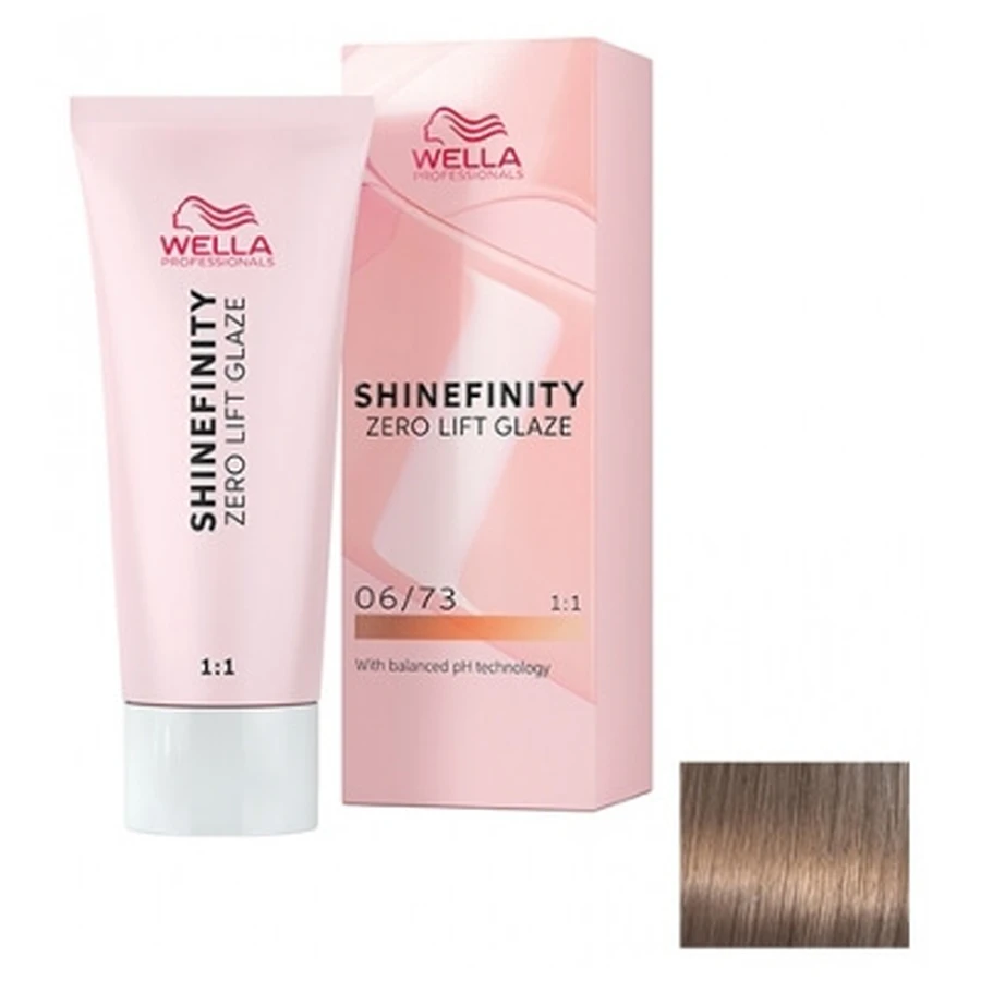 Wella Semi-Permanent Hair Color 06/73 Caramel Chocolate Shinefinity