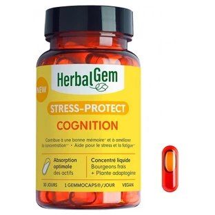 HerbalGem Stress Protect Cognition 30 Gemmocaps