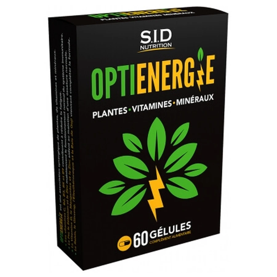 S.I.D Nutrition OptiEnergie 60 Capsules