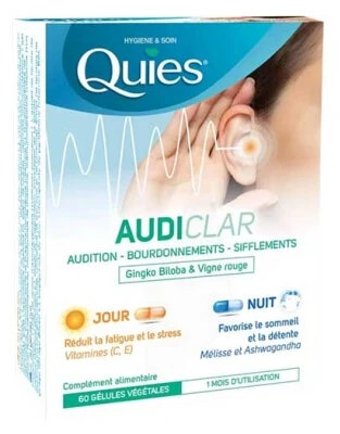 Quies AudiClar Day & Night 60 Capsules
