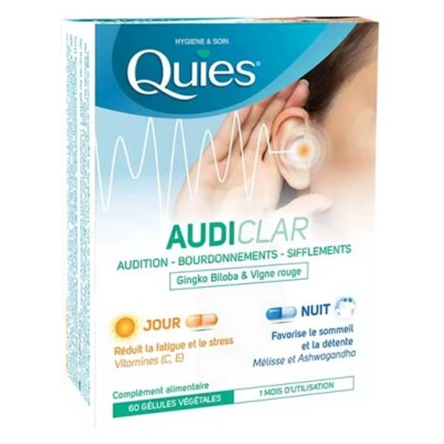 Quies AudiClar Day & Night 60 Capsules