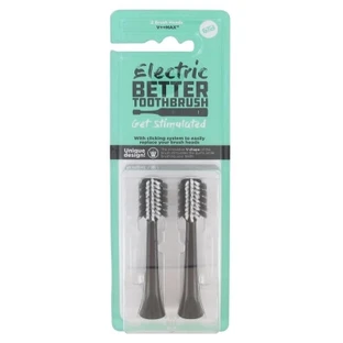 Better Electric Toothbrush V++ Max with 2 Replacement Brush Heads - Color: Black