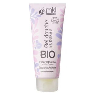 Gel de ducha hidratante con flores blancas de MKL Green Nature Organic, 200 ml