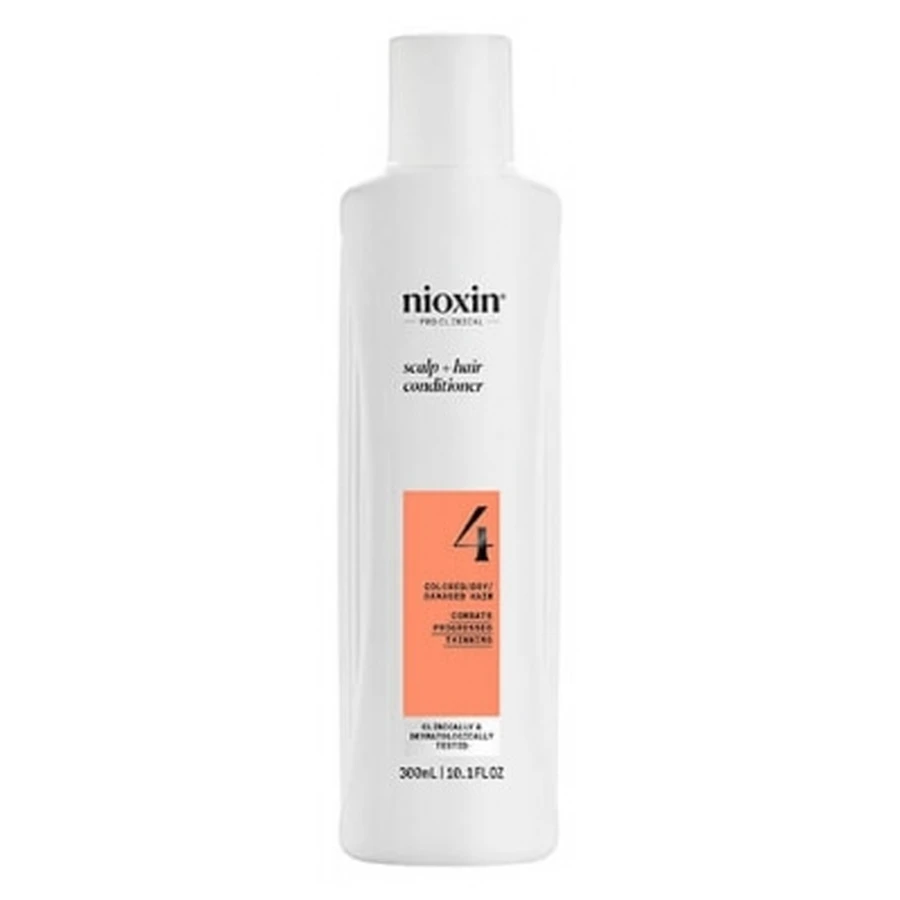 Nioxin System 4 Conditioner gegen fortgeschrittenen Haarausfall, für strapaziertes/gefärbtes Haar, 300 ml
