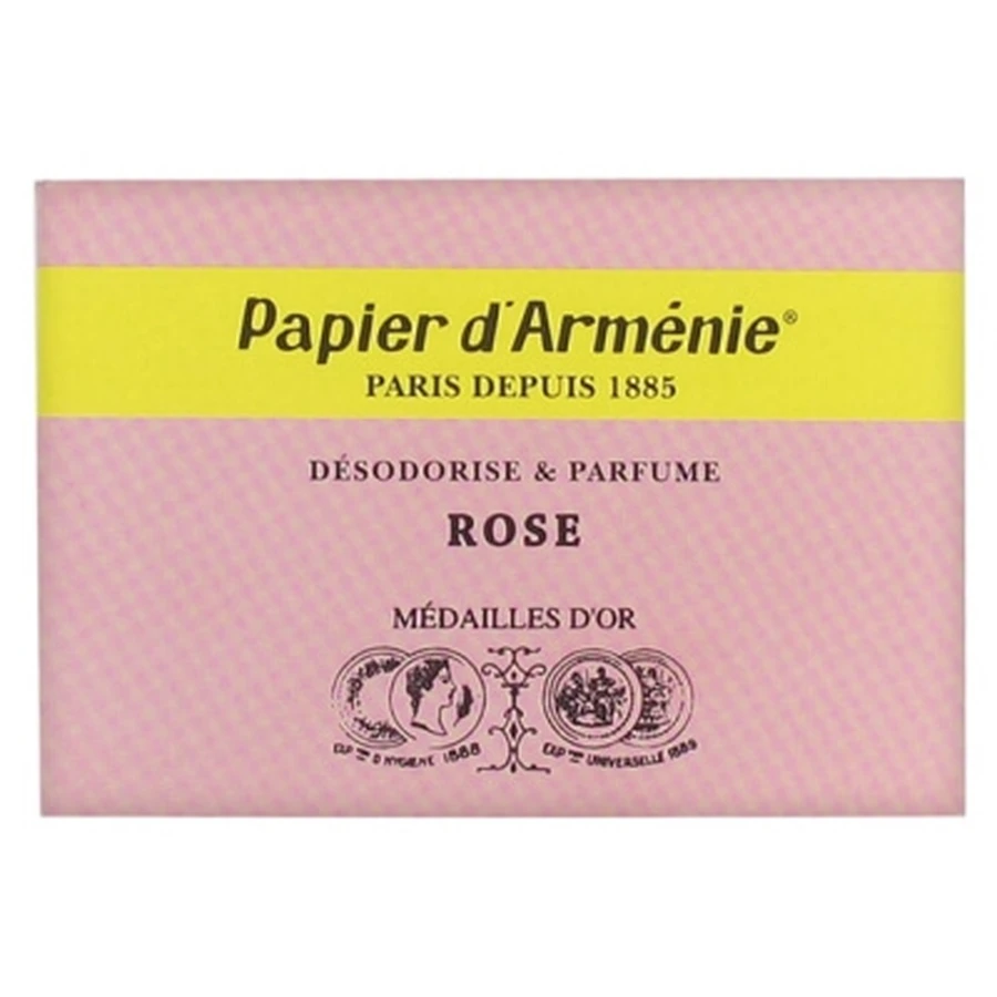 Papier d'Arménie Carnet Rose 12 x 3 Lamelles