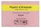 Armeens papier, roze blok, 12 x 3 stroken