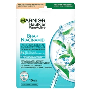 Garnier PureActive BHA + Niacinamide Anti-Blemish Sheet Mask 23 ml
