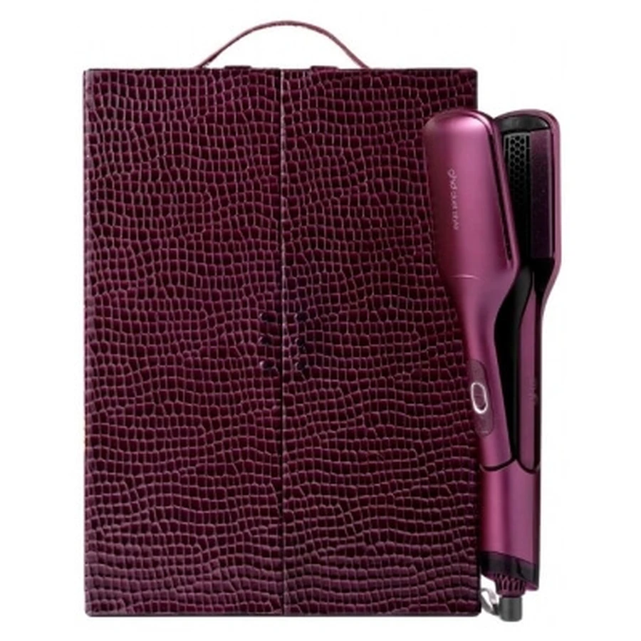 Plancha alisadora y secador ghd Duet Style Collection Cherry Chic + 1 aceite de peinado ghd Sleek Talker y 1 cepillo