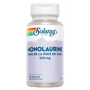 Solaray Monolaurine 500 mg 60 Capsules Végétales