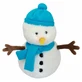 Soframar Cozy Removable-Cover Snowman Hot Water Bottle Plush Toy