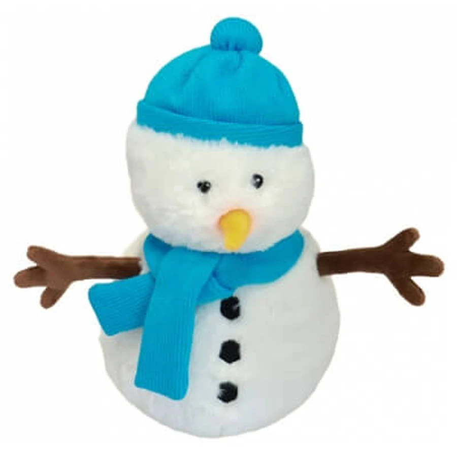 Soframar Cozy Removable-Cover Snowman Hot Water Bottle Plush Toy