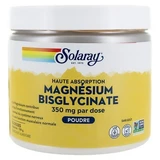 Solaray Bisglicinato de magnesio, 350 g en polvo, 50 raciones