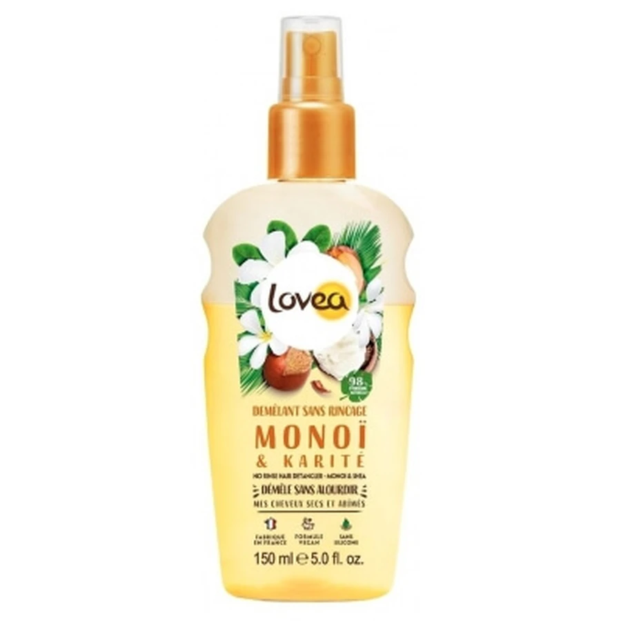 Lovea Démêlant Sans Rinçage Monoï & Karité 150 ml