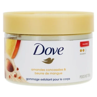 Dove Moderate Body Scrub with Crushed Almonds and Mango Butter, 298 g