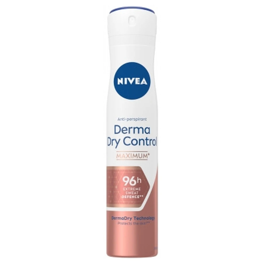 Nivea Derma Dry Control 96-uurs anti-transpirant deodorant spray, 200 ml