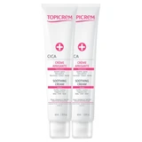 Topicrem CICA Soothing and Repairing Cream, 2-Pack (40 ml each)