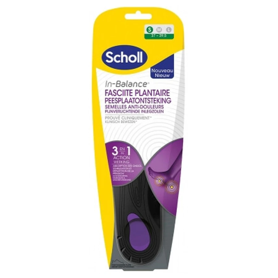 Scholl Semelles In-Balance Anti-Douleurs Fasciite Plantaire 1 Paire