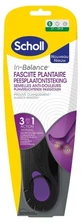 Scholl In-Balance-inlegzolen voor verlichting van pijn bij plantaire fasciitis, 1 paar