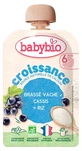 Babybio Growth Blend: Cow's Milk, Blackcurrant, and Rice—6 Months and Up—Organic—100 g Bottle