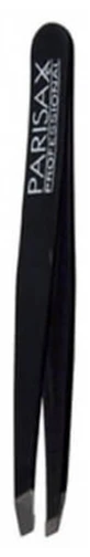 Parisax Pro Black Angled Tweezers by Parisax